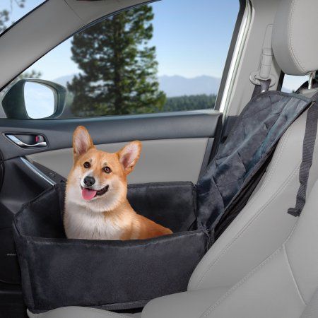 Pet Car Cover Protector or Dog Booster Seat, 2-In-1 Seat Liner/Pet Seatbelt, Quilted Waterproof with Non-Slip Backing for Car/Truck/SUV by Petmaker Car Seat Liner, Seat With Storage, Dog Car Accessories, Pet Travel Carrier, Dog Car Seat, Dog Seat, Dog Car Seat Cover, Booster Car Seat, Muddy Paws