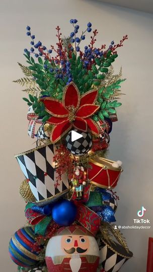 14K views · 1.6K reactions | You have a pencil tree and you want it filled AB style? Say less. Tree 4! Love me a nutcracker tree! ❤️💙🤍💚🖤   #nutcracker #christmastree #christmasdecorating #christmas #christmas2024 #timelapse | AB's Holiday Decor Nutcracker Tree, Nutcracker Christmas Tree, Pencil Tree, Pencil Trees, Christmas 2025, Say Less, Pencil Christmas Tree, Christmas Tree Decorating, Tree Decorating