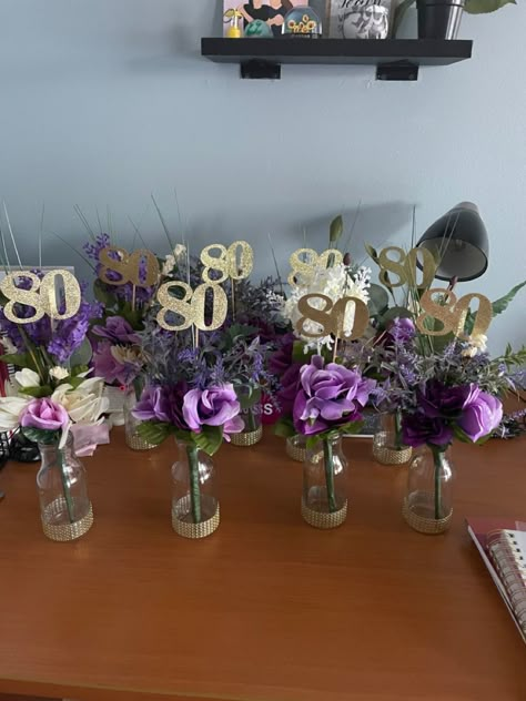 Flowers For 50th Birthday, 30th Birthday Flowers, 21st Birthday Table Decorations, 60th Birthday Ideas For Mom, Driftwood Wreath, 90th Birthday Parties, Birthday Table Decorations, 90's Birthday Party, Best Flowers