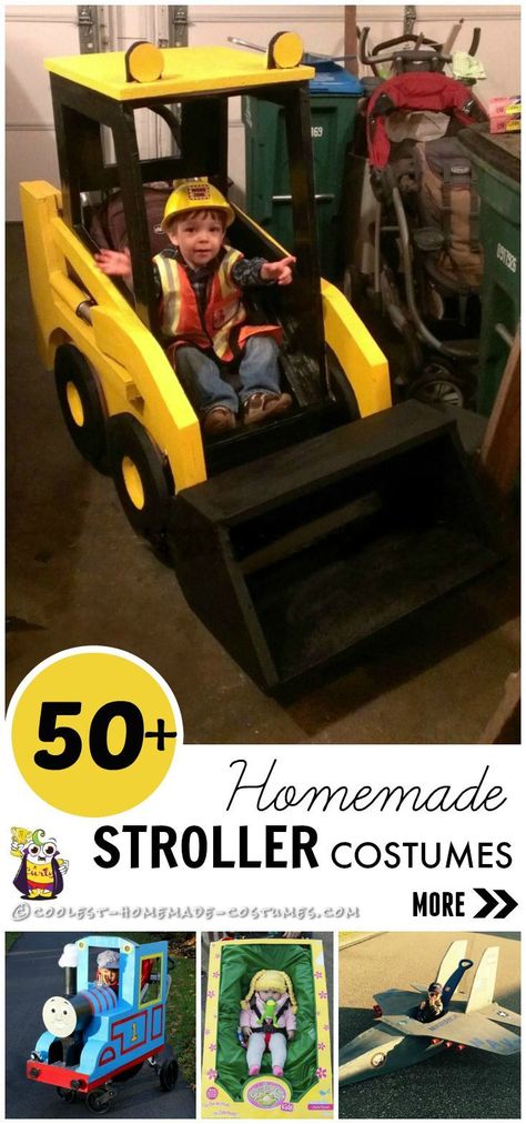 Coolest Homemade Costumes for Babies and Toddlers in Strollers Baby Stroller Costume, Stroller Halloween Costumes, Wagon Halloween Costumes, Stroller Costume, Costumes For Babies, Boys Halloween Costumes Diy, Toddler Boy Costumes, Sibling Halloween Costumes