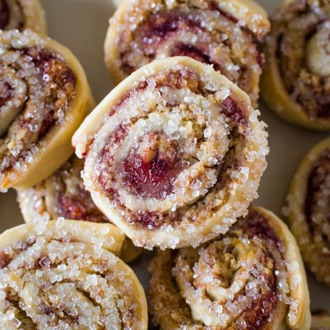 Cheese Palmiers, Savory Palmiers, Pinwheel Cookies Christmas, Cottage Cooking, Pinwheel Cookies Recipe, Easy Holiday Cookies, Fruit Spread, Pinwheel Cookies, Best Christmas Cookie Recipe