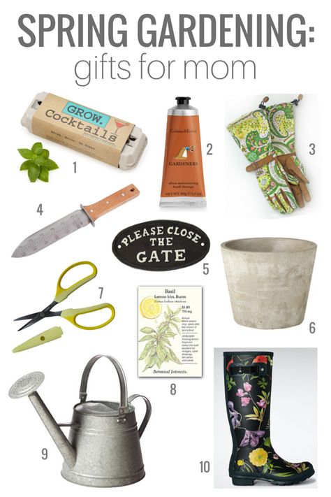 10 of the most stylish and useful gardening gifts just in time for Mother's Day! Gardening Gift Set, Spring Gardening, Spring Garden Flowers, Gardening Gifts, Garden Basket, Forever Gifts, Diy Mothers Day Gifts, Creative Gardening, Diatomaceous Earth