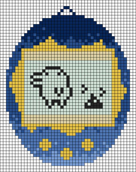 Alpha pattern #152532 | BraceletBook Cute Alpha Patterns, Tamagotchi Connection, Cross Stitch Beginner, Keychain Pattern, Stitch Witchery, Graph Crochet, Pixel Crochet, Pixel Art Grid, Tapestry Crochet Patterns