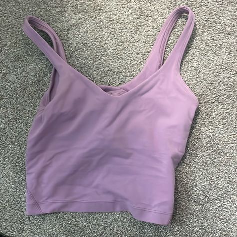 Lululemon Align Tank Top Size 2 In Brand New Condition Align Tank Top, Align Tank, Lululemon Align Tank, Gym Fits, San Fran, Lululemon Align, Dream Body, Cute Fits, Color Purple