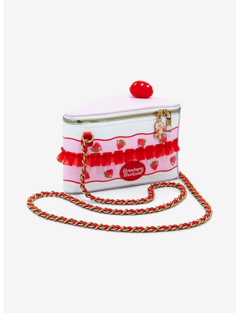 Hot Topic Strawberry Shortcake, Strawberry Shortcake Hot Topic, Strawberry Shortcake Accessories, Strawberry Shortcake Merch, Crazy Purses, Plush Strawberry, Artistic Dress, Strawberry Shortcake Dessert, Kitsch Fashion