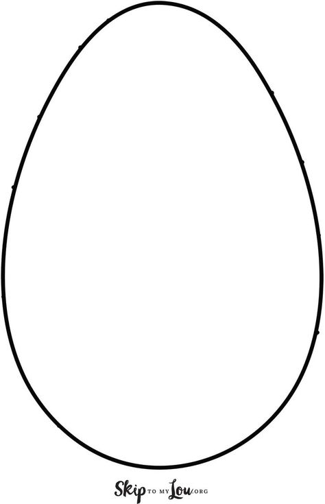 Large plain egg Free Egg Template Printable, Easter Template Free Printable, Easter Egg Templates Free Printables, Easter Egg Craft Ideas, Easter Egg Crafts For Kids, Easter Egg Cards, Easter Crafts Kids, Wood Easter Eggs, Easter Egg Printable