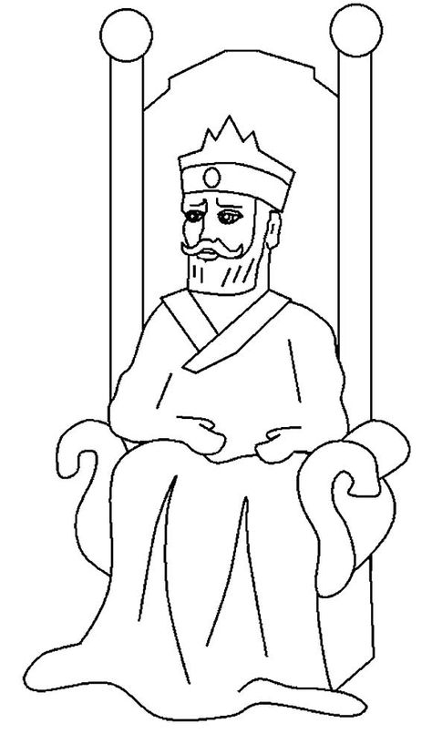 King Hezekiah, King Drawing, Festival 2024, Belmont Stakes, Man Movies, The Throne, Practical Magic, Drawing For Kids, Coloring Page