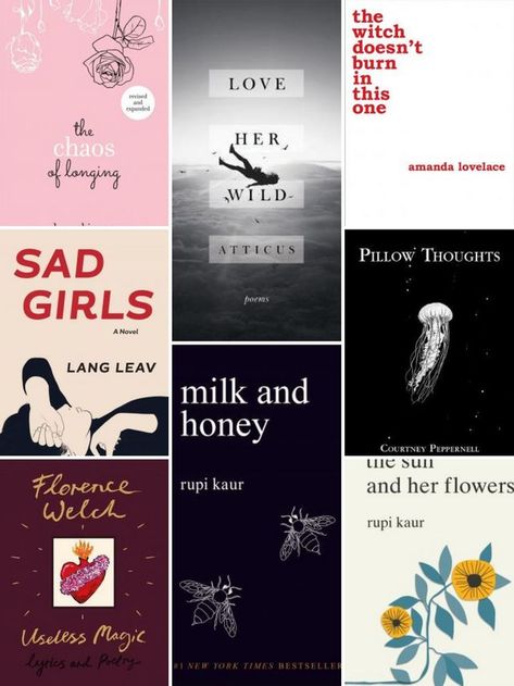 The 14 Best Poetry Books you should have on your book shelf Best Poetry Books, Best Poetry, World Of Wanderlust, 100 Books To Read, Types Of Books, 100 Book, Books Young Adult, Famous Books, Books For Teens