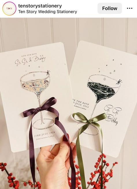 Martini Please, Red Amethyst, Blue Martini, Story Wedding, 카드 디자인, Racing Green, Invitation Inspiration, December 17, Wedding Menu