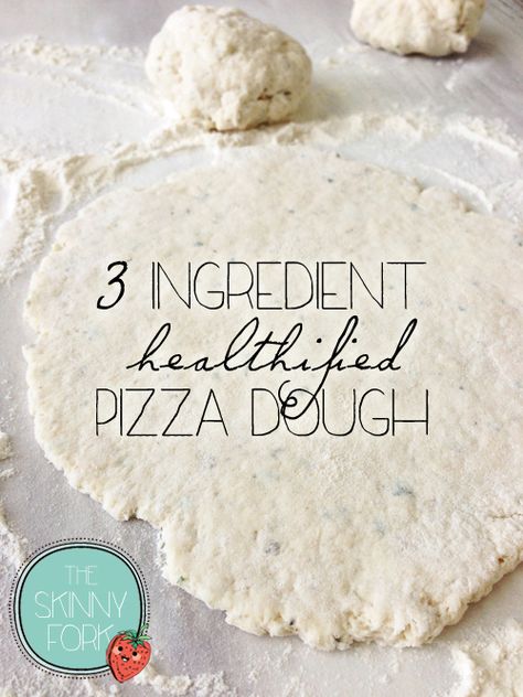 3 Ingredient Pizza Dough, Yakimeshi Recipe, Healthy Pizza Dough, 2 Ingredient Pizza Dough, Greek Yogurt Recipes, 3 Ingredient Recipes, Healthy Pizza, Yogurt Recipes, 500 Calories