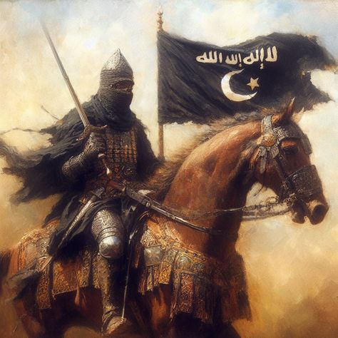 Islam Aesthetic, Arabian Knights, Old Warrior, Islam Religion, Islamic Artwork, Islamic Paintings, Anime Warrior, Girls Cartoon Art, Amazing Photos