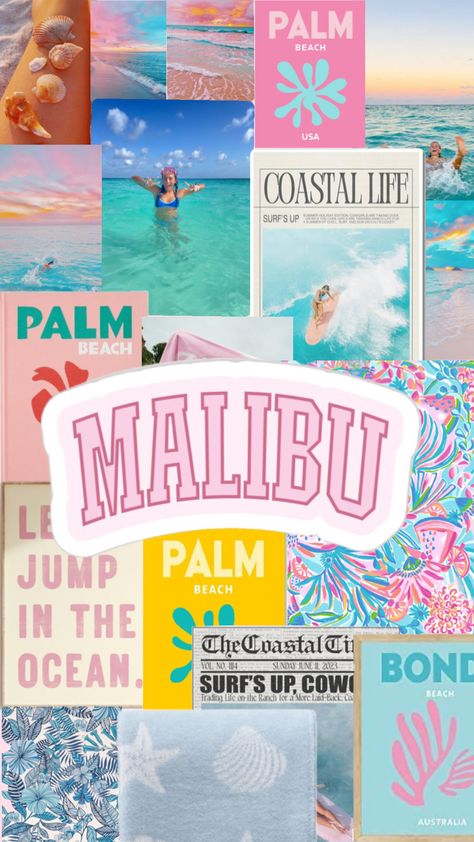 💗preppy/aesthetic malibu beach wallpaper!!! Malibu Beach, Usa Beaches, Malibu Beaches, Coastal Life, Beach Wallpaper, Preppy Aesthetic, Surfs Up, Summer Pictures, The Ranch