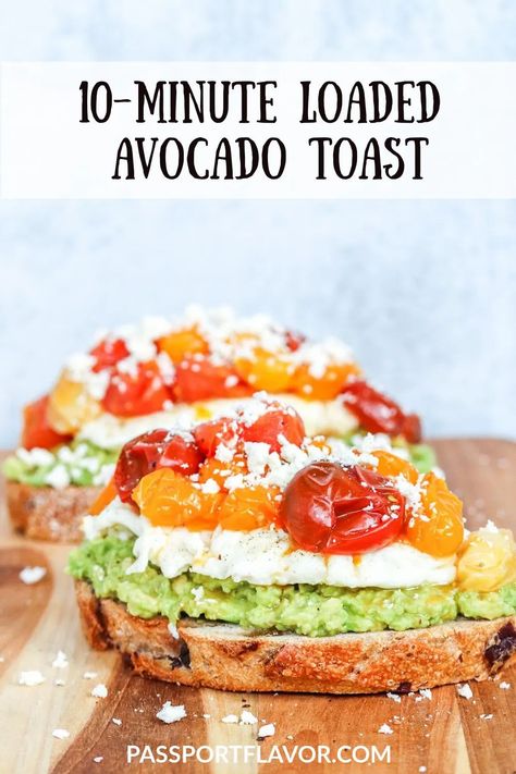 Avocado Toast With Egg White, Egg Whites And Avocado, Egg White Avocado Toast, Egg White Toast, Avocado Toast With Egg And Tomato, Avocado Toast Recipe Healthy, Gym Recipes, Loaded Avocado, Egg Toast Breakfast