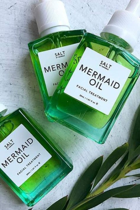 SALT BY HENDRIX Mermaid Facial Oil - This Moisturizing Oil is Superfood for your skin. Highly Moisturizing & Lightweight. Feel Quick Absorption on Skin. Mermaid Oil, Moroccan Oil Shampoo, Food For Your Skin, Facial For Dry Skin, Argan Oil Benefits, Watermelon Seed, Neroli Oil, Pomegranate Seed Oil, Argan Oil Hair