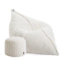 Lovesac - PillowSac Bundle: Squattoman in Eskimo Swirl Phur Lovesac Pillowsac, Love Sack, Ugg Coquette Slippers, Scented Laundry Detergent, Ugg Coquette, Back Support Pillow, Inside Shop, Terry Robe, Cozy Gift