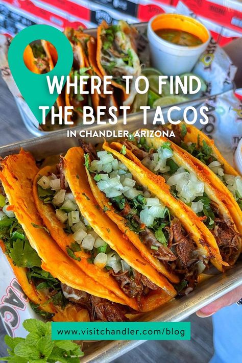 Things To Do In Chandler Az, Chandler Arizona Things To Do, Mexican Squash, National Taco Day, Arizona Food, Taco Day, The Best Tacos, Arizona Restaurants, Arizona Trip