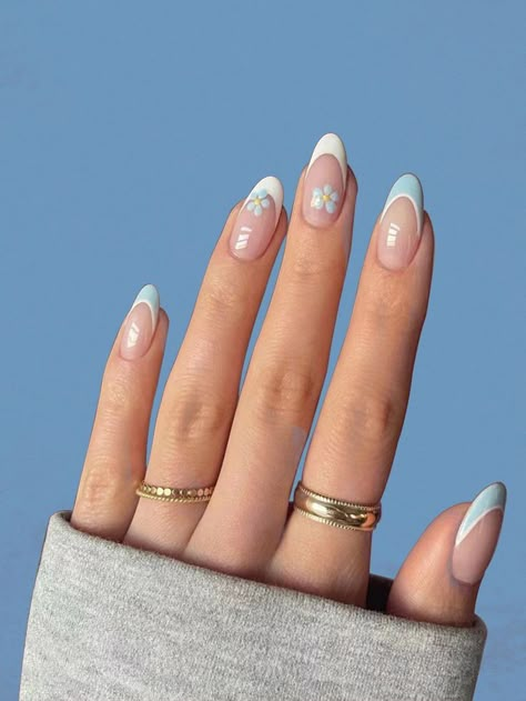 Manicure Natural, Summery Nails, Cute Gel Nails, Nail Swag, Classy Nails, Pretty Acrylic Nails, Floral Nails, Chic Nails, Short Acrylic Nails