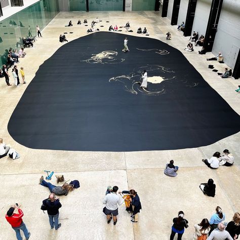 Artforum’s Instagram profile post: “Lee Mingwei, Our Labyrinth, 2015–ongoing, performance views, @tate Modern, London through June 15.⁠ ⁠ #LeeMingwei⁠ #TateModern” Lee Mingwei, Lee Drawing Naruto, Leeum Museum Of Art, Tate Modern London, Tate Modern, June 15, Labyrinth, Instagram Profile, London