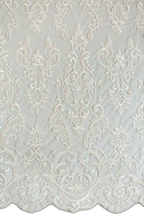 Lace Wallpaper, White Lace Fabric, Bridal Lace Fabric, Alencon Lace, Embroidery Stitches Tutorial, Lace Embroidery, Fabric Texture, Embroidery Inspiration, French Lace