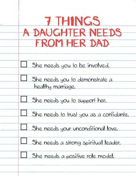 Thank you for doing all of this, Dad. You checked off all these boxes and many more. Wish you were still around though :( Raising Daughters, Father Daughter Relationship, Fathers Day Quotes, Parenting 101, Daughter Quotes, Relatable Posts, Dad Quotes, Parenting Skills, Creative Living