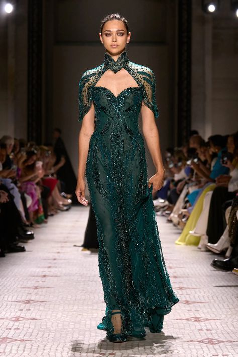 Elie Saab Fall 2024 Couture Collection | Vogue Couture 2024, Haute Couture Looks, Fashion Runway Show, Elie Saab Fall, Elie Saab Couture, Couture Looks, Boutique Couture, Stunning Gowns, Couture Gowns