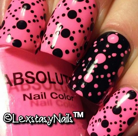 Polka Dot Nail Ideas, Polka Dot Acrylic Nails, Hare Style, Cute Fall Nail Designs, Toenail Art Designs, Character Nails, Polka Dot Nail Designs, Kids Nail Designs, Dot Nail Designs