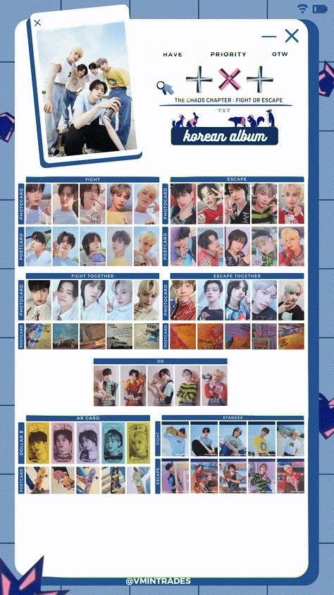 Txt Photocard Template, Temptation Daydream, Kpop Display, Bg Template, Yeonjun Temptation, Txt Photocards, Kpop Freebies, Photocard Collection, Family Card Games