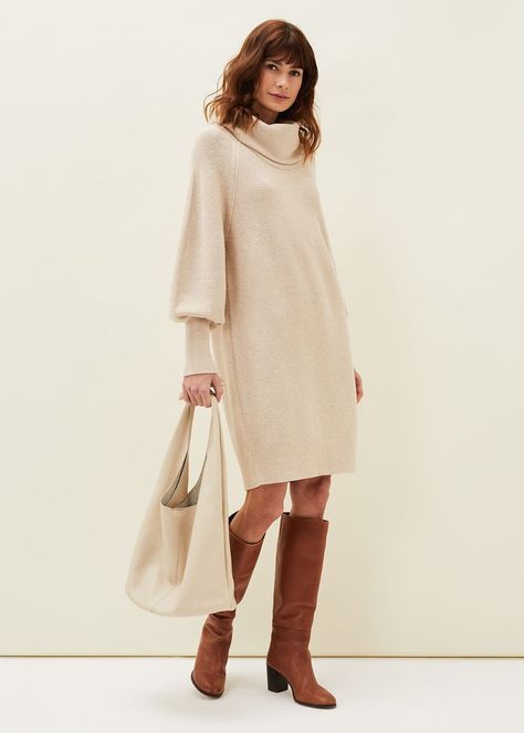 Cream Knit Dress, Check Tunic, Cream Boots, Beaded Maxi Dress, Outfit Simple, Knitted Jumper Dress, Tulle Maxi Dress, Beautiful Maxi Dresses, Line Shopping