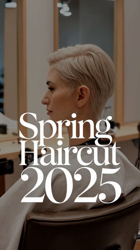 This platinum blonde pixie cut is the ultimate statement for spring 2025! 🌸 Its sleek design and sharp edges create a polished and bold look, perfect for those wanting to exude confidence. Effortlessly chic and low-maintenance, this is a top choice for the season. Save this for your next salon inspiration! 💇‍♀️✨ #HairTrends #BlondeGoals #PixieStyle Platinum Blonde Pixie Cut, Spring Haircut, Platinum Blonde Pixie, Spring Hair Trends, Over 40 Hairstyles, Platinum Pixie, Comb Over Haircut, Spring Haircuts, Long Hair Trends