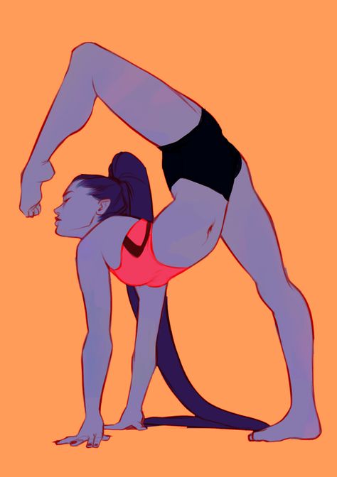 Yoga Poses Drawing, Flexible Poses, Yoga Poses For 2, Baba Jaga, Trening Sztuk Walki, Overwatch Memes, Poses Drawing, Female Reference, Poses References