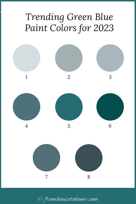 Aqua Blue Paint Colors, Neutral Teal Paint Colors, Teal Powder Room, Blue Teal Color Palette, 2023 Paint Color Trends, 2021 Paint Color Trends, Valspar Blue, Aqua Paint Colors, Popular Neutral Paint Colors