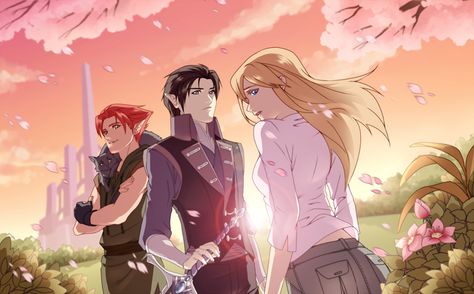 Puck, Ash, and Meghan (The Iron Fey) Ash And Meghan Iron Fey, The Iron Fey Puck, Iron King Fanart, The Iron Fey Fan Art, The Iron King Fan Art, Feyre Lucien, Amanda Hocking, Julie Kagawa, The Iron King