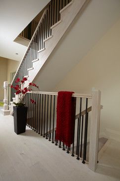 Stairs To Basement, Open Basement Stairs, Stairs Remodel, Basement Staircase, Open Basement, Basement Stairs Ideas, Redesign Ideas, Stair Rails, Rustic Stairs