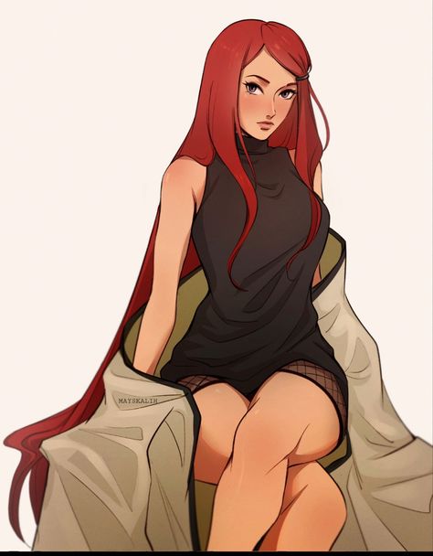 Kushina Uzumaki Fanart, Kushina Uzumaki, Red Hair, On Tumblr, Naruto, Log In, Log, Tumblr, On Twitter