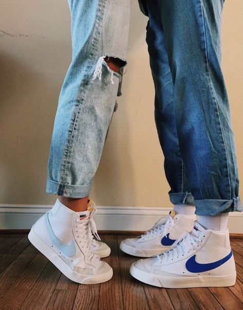 Nike Blazer Outfit, Sneaker Trend, Dr Shoes, Nike Blazer Mid 77, Nike Blazers Mid, Fresh Shoes, Hype Shoes, Blazer Mid, Aesthetic Shoes