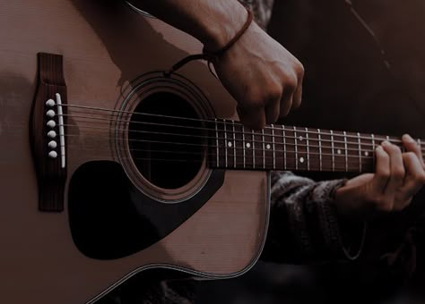 Male Guitar Aesthetic, Acoustic Guitars Aesthetic, Old Guitar Aesthetic, Dark Guitar Aesthetic, Male Guitarist Aesthetic, Music Student Aesthetic, Person Playing Guitar, Playing Guitar Aesthetic, Acoustic Guitar Aesthetic