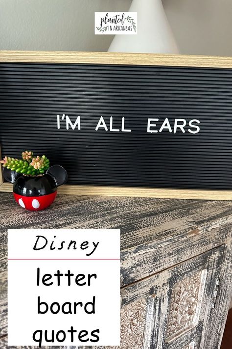 Bring a touch of Disney magic to your letter board with our funny and clever quotes from your favorite characters! From Lilo and Stitch puns to Disney princesses, Mickey and Minnie quotes, Star Wars quotes, Toy Story quotes, and more, our collection of Disney letter board quotes is sure to delight fans of all ages. These are perfect Mickey birthday party quotes, Minnie party quotes, and Disney princess party quotes! Birthday party quotes for Toy Story or Star Wars will bring a smile! Disney Letter Board Quotes, Quotes About Disney, Minnie Quotes, Minnie Mouse Quotes, Mickey Mouse Sayings, Quotes For Letter Boards, Funny Disney Quotes, Disney Homecoming, Disney Princess Letter