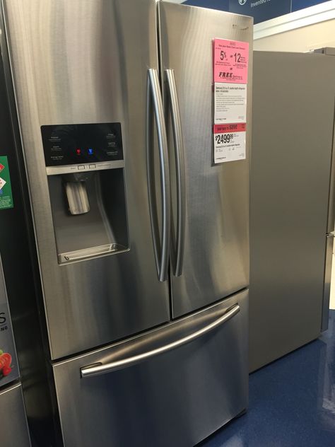 Samsung less expensive fridge - Sears Expensive Fridge, French Door Refrigerator, Refrigerator, Kitchen Appliances, Quick Saves