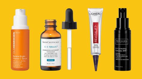 The 11 Best Vitamin C Serums, According To Skincare Experts Affordable Vitamin C Serum, Vitamin C For Oily Skin, Best Drugstore Vitamin C Serum, Best Vitamin C Serum For Face Anti Aging, Best Vitamin C Serum For Face, Drugstore Vitamin C Serum, Serum For Dry Skin, Best Vitamin C Serum, Severe Migraine