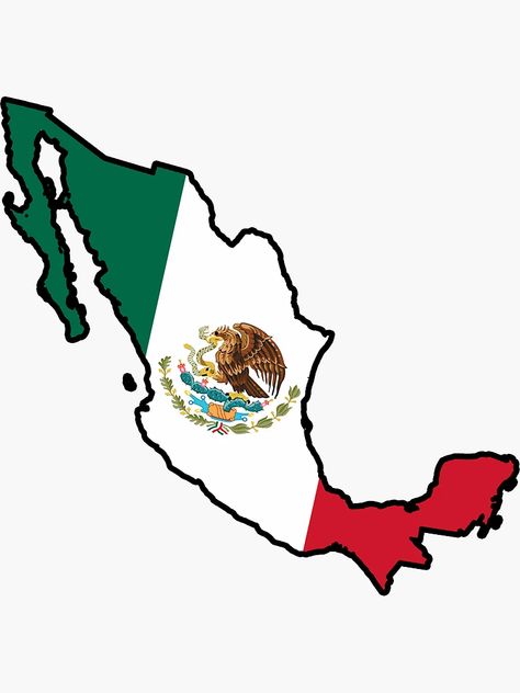 "Mexico" Sticker for Sale by cadellin | Redbubble Mexico Shirt, Mexican Flag, Mexican Flags, Mexico Flag, Wordpress Theme, Science Poster, Sticker Design, Stranger Things Fanart, Vinyl Sticker