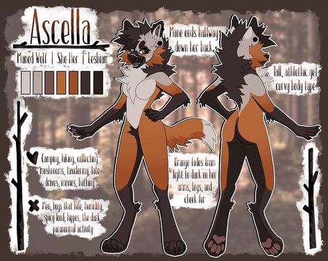 Maned Wolf Fursuit, Refrence Sheets Oc, Fursuit Reference Sheet, Fursona Reference Sheet, Fursona Ref Sheet, Wolf Fursuit, Fursona Art, Character Reference Sheet, Maned Wolf