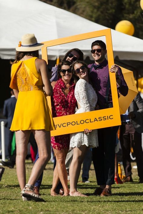 Corporate Event Ideas, Veuve Cliquot, Veuve Clicquot Polo Classic, Event Games, Event Design Inspiration, Photo Stands, Polo Classic, Event Branding, Event Activities