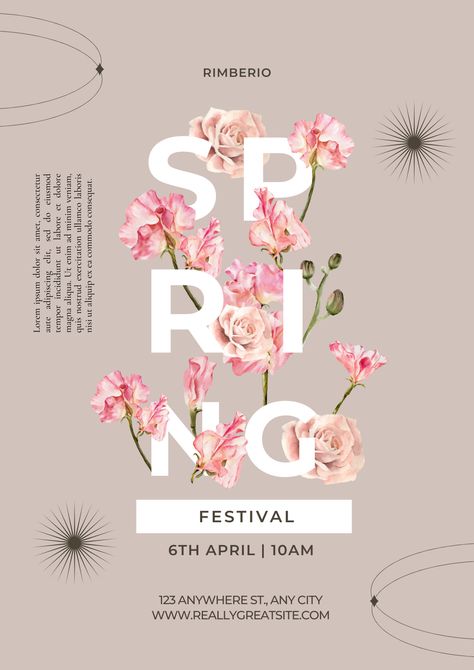 Super excited to present this new spring collection of posters, cards, social media posts, and more! all free to use! #spring #bloom #springposter #blossom #event #festival #collection #fashion #lifestyle #springgraphics #graphics #graphicdesign #inspiration #pinterest #pin #socialmedia #instagram #sspringflorals #flowers #sale #beachparty #travel #destination #postcards #flyers #posts #story #design #life #love #yolo #motivation #mindfulness #vintage #vintagegraphics #retro #cool #9inchideas Spring Social Media, Flowers Poster Design, Feminine Flyer Design, Flower Sale Poster, Luxury Poster Design, Spring Design Poster, Spring Design Graphic, Spring Poster, Flower Festival Poster