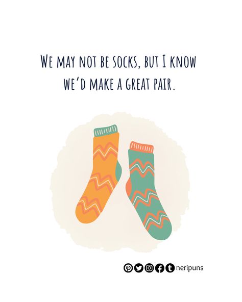 Socks Funny Quotes, Sock Puns, Socks Quotes, Pun Quotes, Pin Interest, Dad Jokes Funny, Cute Puns, Positive Gift, Tshirt Business