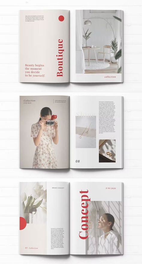 Fashion Booklet Design, Fashion Pamphlet Design, Magazine Design Template, Fashion Magazine Layout Design Editorial, Look Book Design Layout, Fashion Catalogue Design Layout, Catalog Design Fashion, Indesign Catalogue, Fashion Catalogue Design