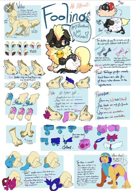 How To Draw Mythical Creatures Step By Step, Rare Fursona Species, Closed Species Guide, Original Species Reference Sheet, Closed Species Reference Sheet, Create A Creature, Species Sheet, Species Ideas, Open Species