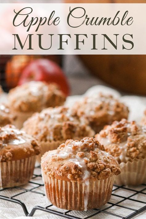 Apple Muffins with crumb topping Apple Crumb Muffins Recipes, Apple Muffins Using Pie Filling, Apple Cider Streusel Muffins, Best Apple Muffins With Crumb Topping, Apple Crisp Muffins Recipes, Apple Crunch Muffins, Apple Muffins With Streusel Topping, Costco Apple Muffin Recipe, Applesauce Streusel Muffins