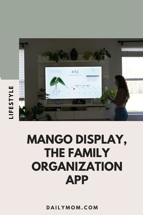 With Mango Display, the living room TV can be transformed into a shared calendar displayed for everyone in the household. 😍 Mango Display, Family Calendar Wall, Ask Mom, Paper Calendar, Moms Life, Family Organization, Calendar App, Apple Health, 1 Kings