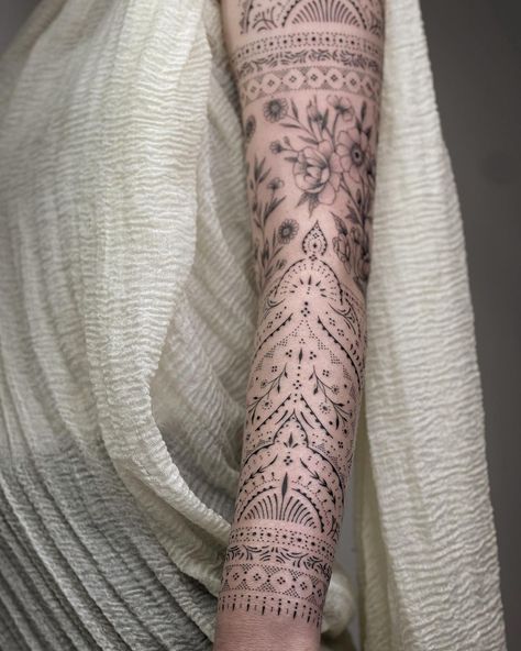 #CoolTattoos #TattooArt #InkMaster #TattooDesigns #InkedUp #TattooLovers #InkInspiration #TattooIdeas #CreativeInk #TattooStyle Bohemian Tattoo, Paris Tattoo, Full Tattoo, Hand And Finger Tattoos, Tattoos For Women Half Sleeve, Ornamental Tattoo, Flower Tattoo Sleeve, Leg Tattoos Women, Line Work Tattoo