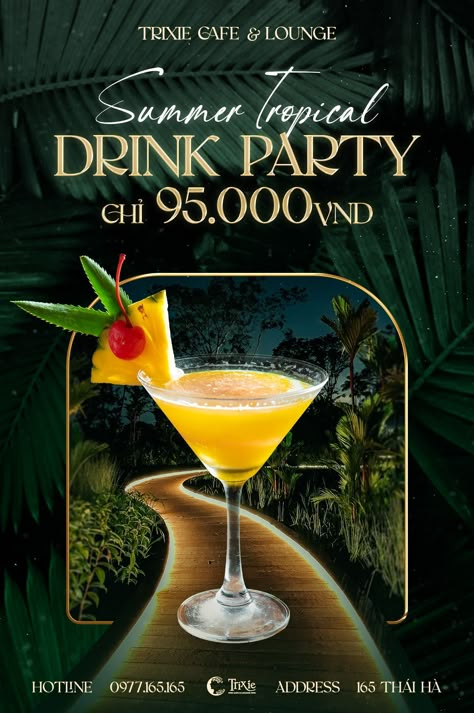 Bar Flyer Design Graphics, Classic Cocktails Poster, Restaurant Opening Soon Creative Ads, Creative Drink Ads, Party Creative Ads, Restaurant Poster Design Creative, Drink Creative Ads, Restaurant Advertising Ideas, Restaurant Creative Ads